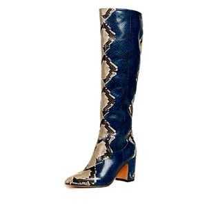 NWOT Sam Edelman Hai Snakeprint Boots - 9